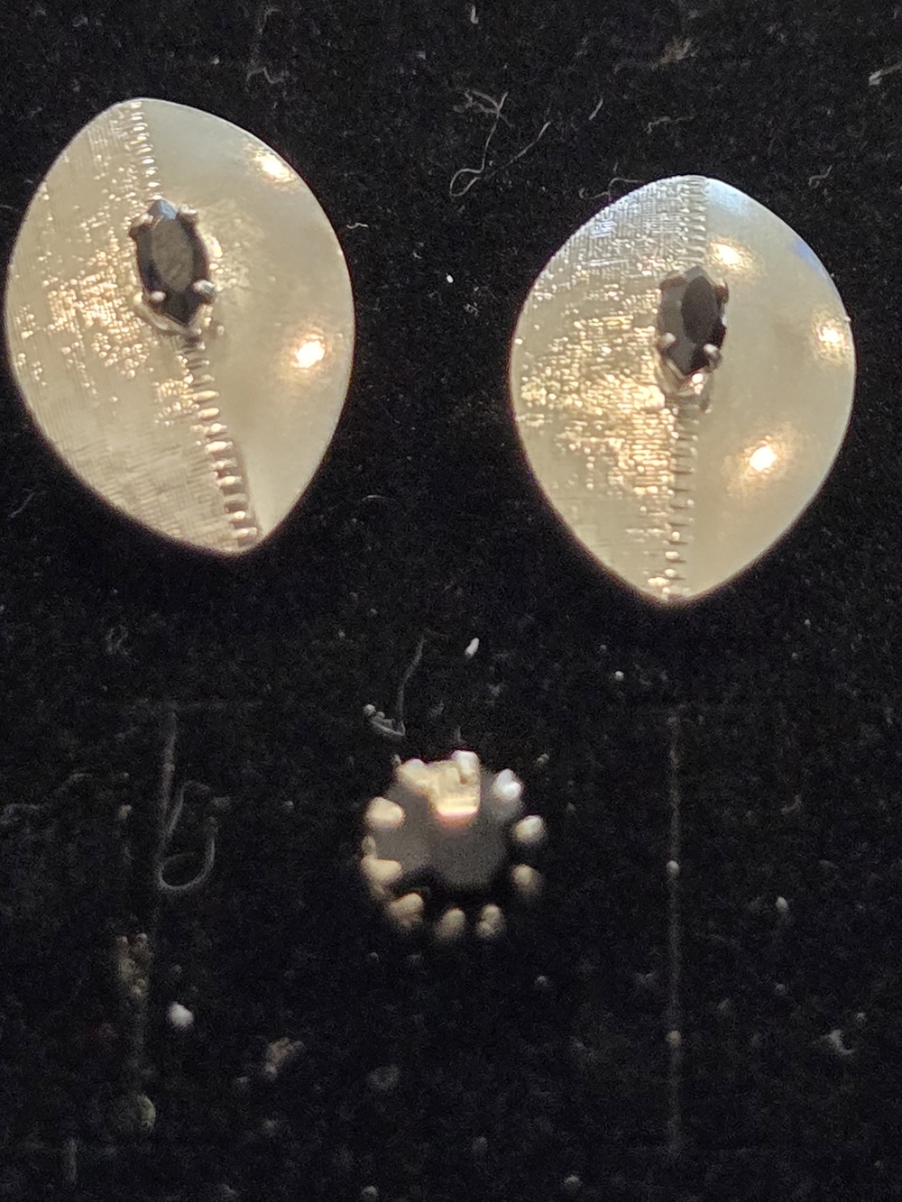 Vintage Cuff Links With Matching Tie Tack